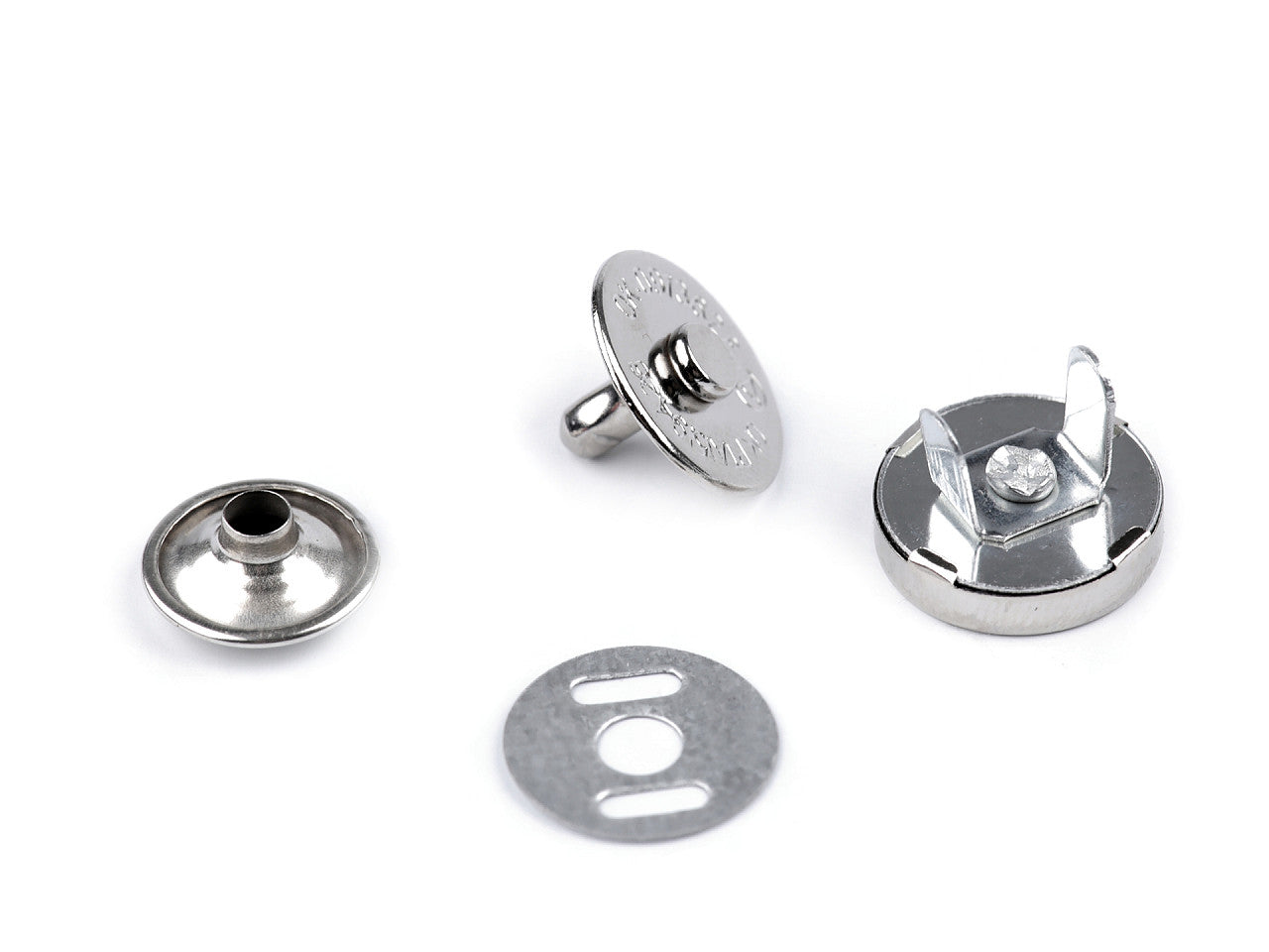 Boutons pression/Fermoirs magnétiques, Ø 14 mm - 4set