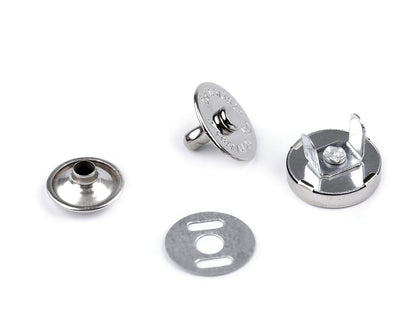 Boutons pression/Fermoirs magnétiques, Ø 14 mm - 4set