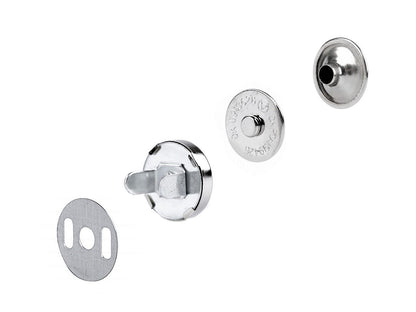 Boutons pression/Fermoirs magnétiques, Ø 14 mm - 200set