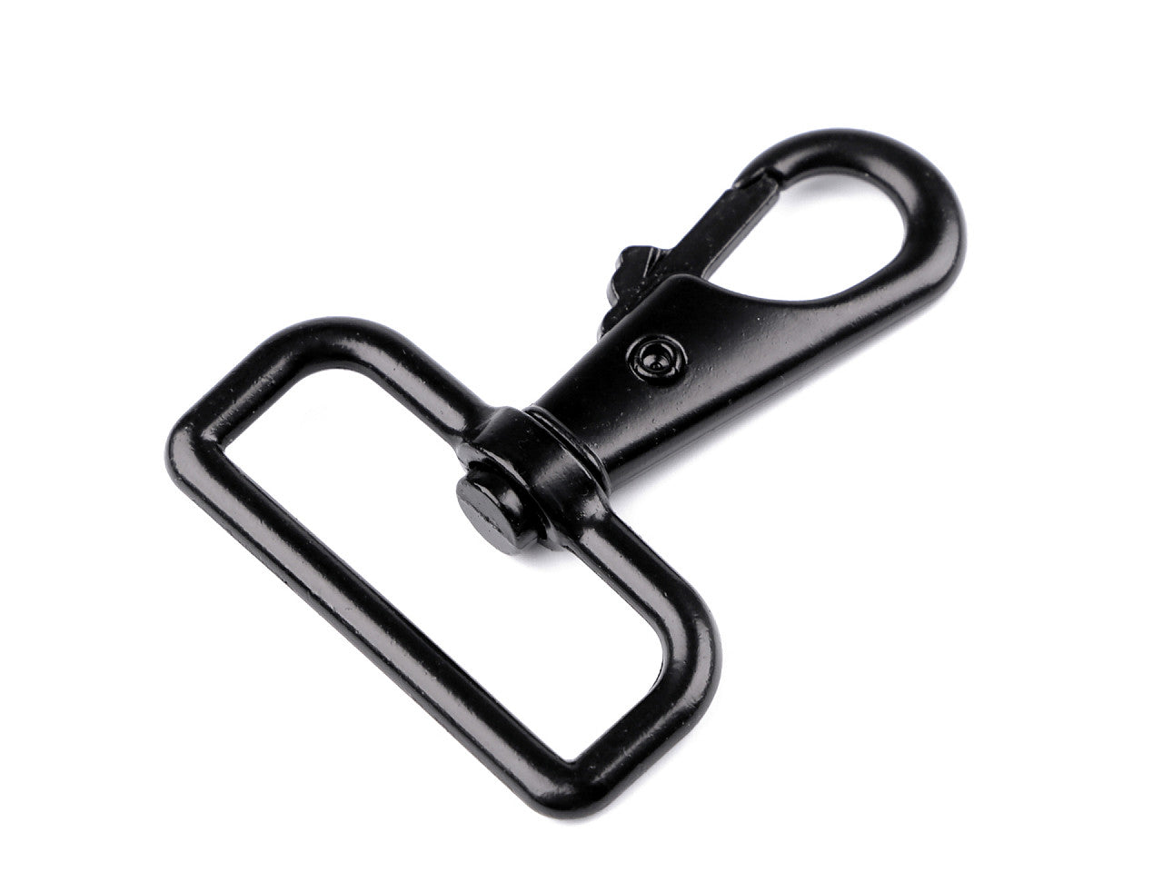 Mousqueton métallique pivotant, 40 mm