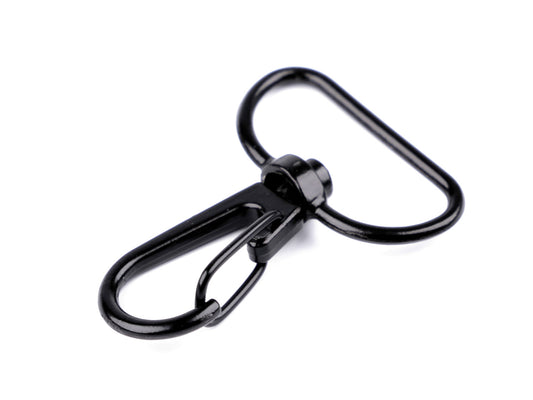 Mousqueton métallique pour sangle de 25 mm