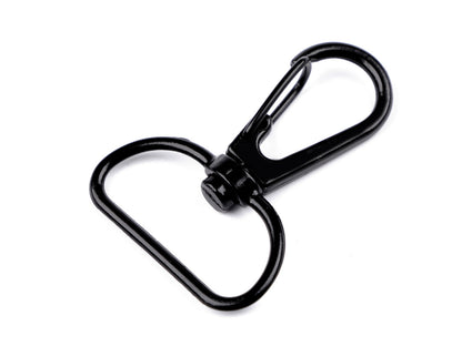 Mousqueton métallique pour sangle de 25 mm