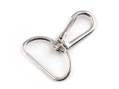 Mousqueton métallique pour sangle de 25 mm