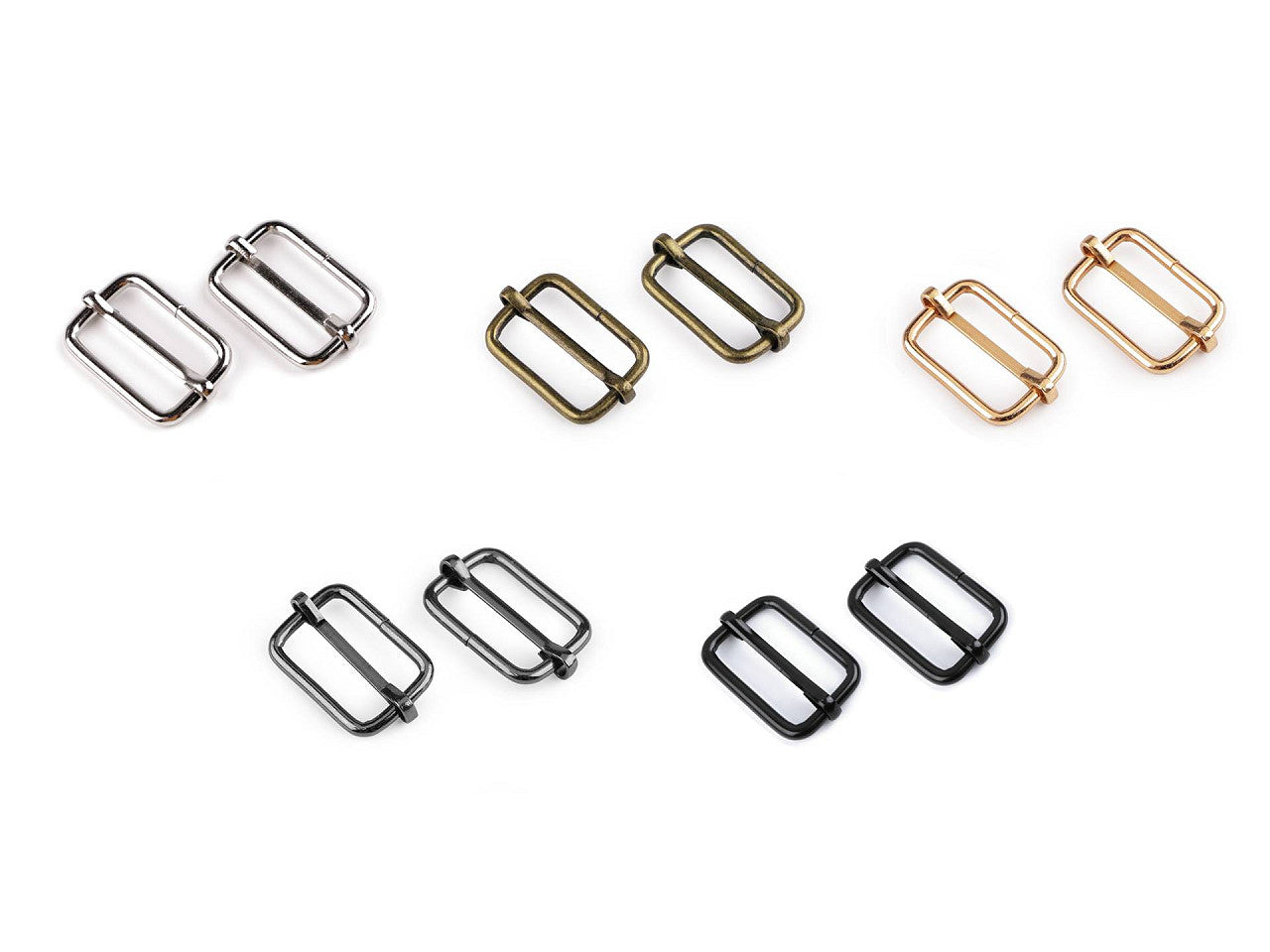 Curseur de boucle pour sangles, largeur 25 mm