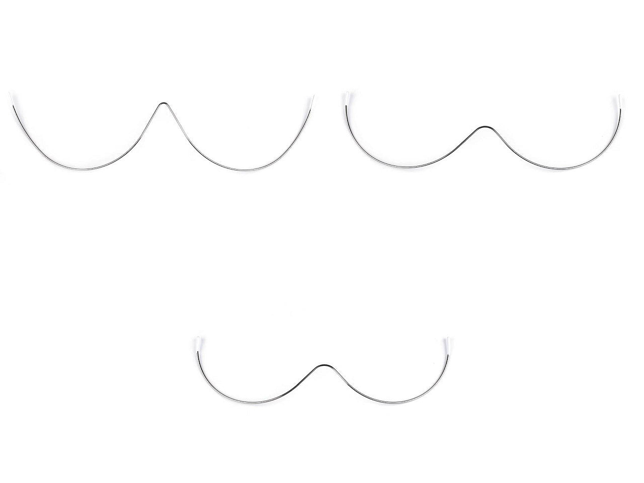 Armatures de soutien-gorge métalliques, connectées