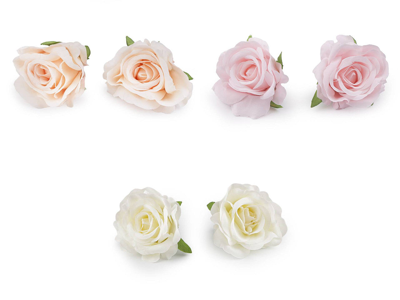 Bouton de rose artificielle, Ø 5 cm