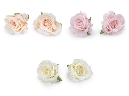 Bouton de rose artificielle, Ø 5 cm
