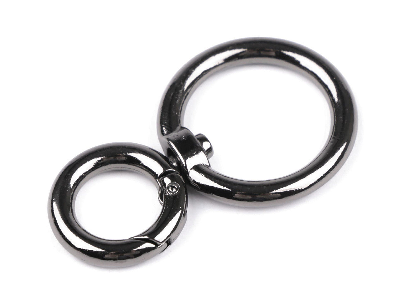 Mousqueton métallique pour sangle de 25 mm