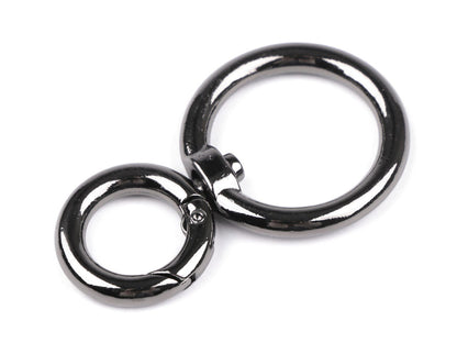 Mousqueton métallique pour sangle de 25 mm