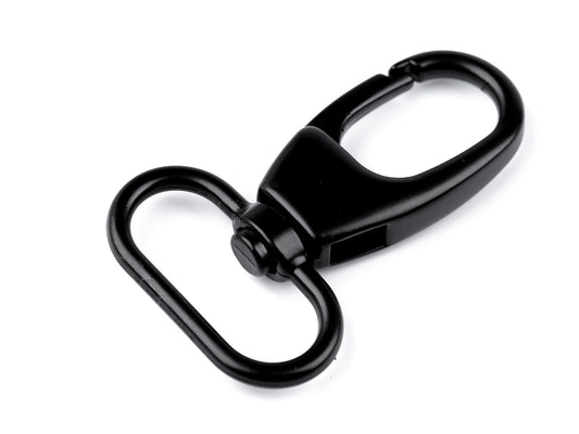 Fermoir/Mousqueton métallique pour sangle de 26 mm