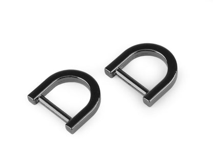 Anneau en D pour sacs à main, largeur 15 mm - 2pc
