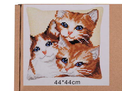 Kit créatif - Housse de coussin à broder