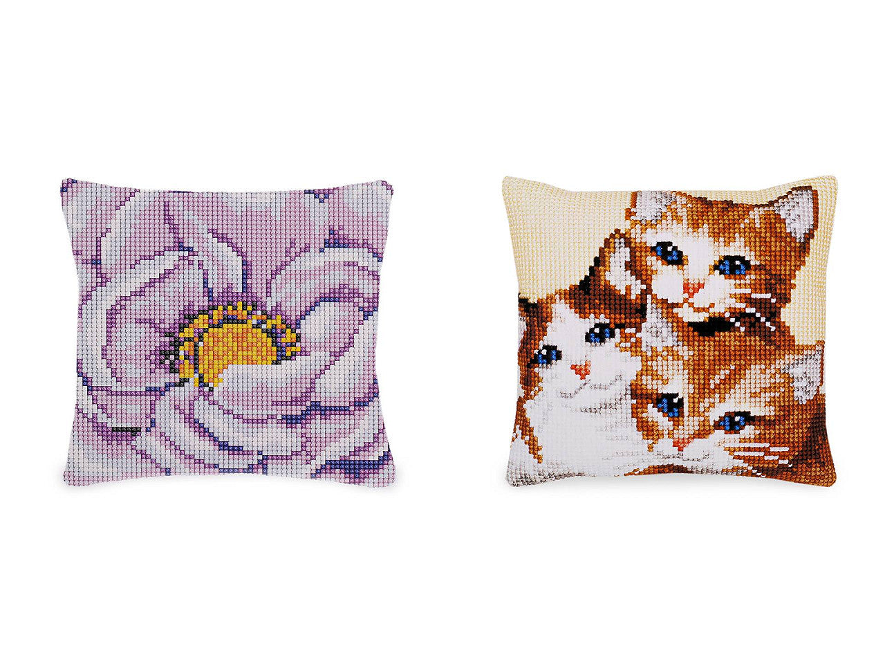 Kit créatif - Housse de coussin à broder