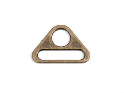 Ajusteur/Boucle à glissières triangulaire en métal, largeur 31 mm
