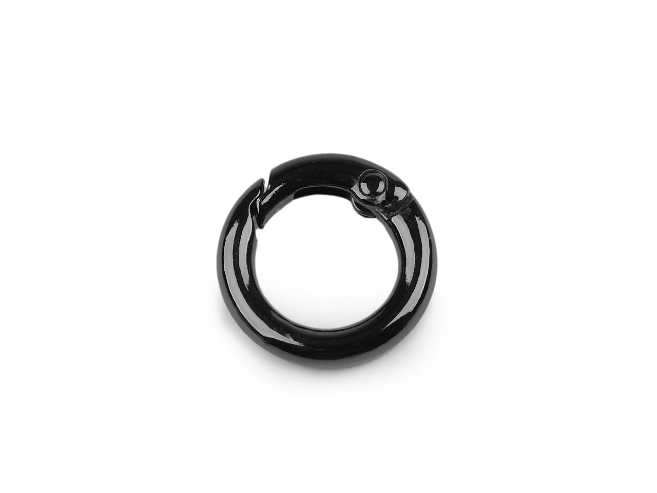 Anneau métallique en O pour porte-clés et porte-monnaie, Ø 13 mm - 2pc
