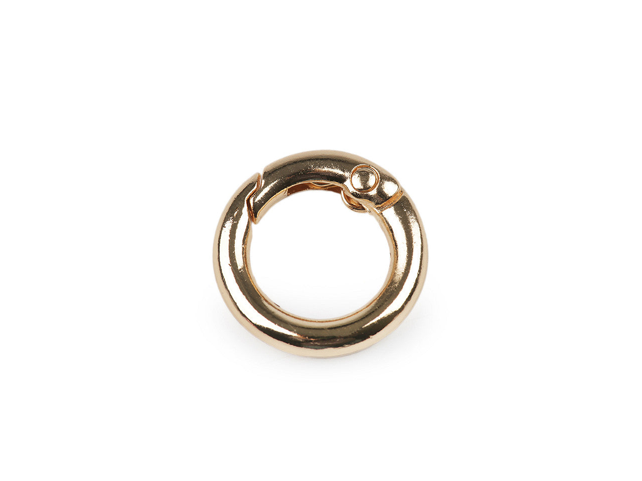 Anneau métallique en O pour porte-clés et porte-monnaie, Ø 13 mm - 2pc