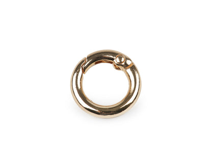 Anneau métallique en O pour porte-clés et porte-monnaie, Ø 13 mm - 2pc