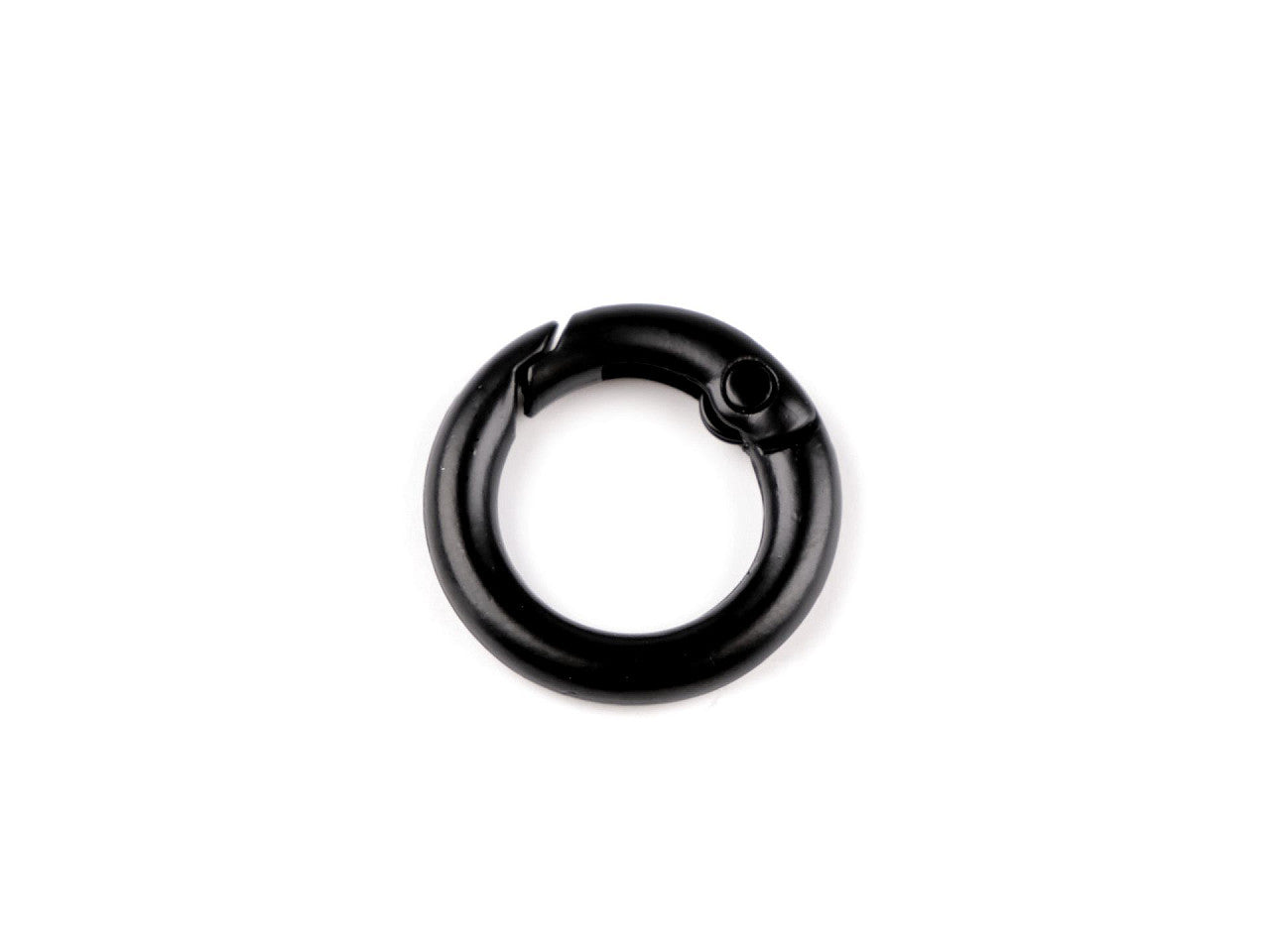 Anneau métallique en O pour porte-clés et porte-monnaie, Ø 13 mm - 2pc