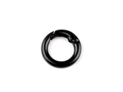 Anneau métallique en O pour porte-clés et porte-monnaie, Ø 13 mm - 2pc