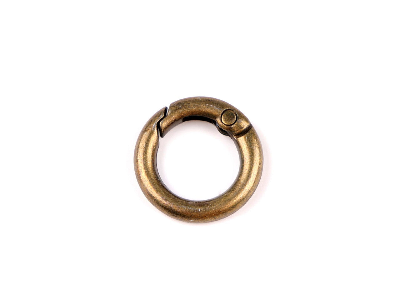 Anneau métallique en O pour porte-clés et porte-monnaie, Ø 13 mm - 2pc