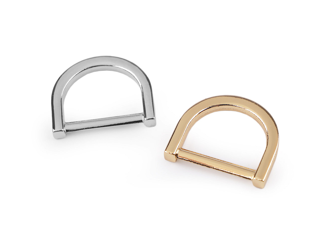 Anneau en D pour vêtements et accessoires, largeur 20 mm - 2pc