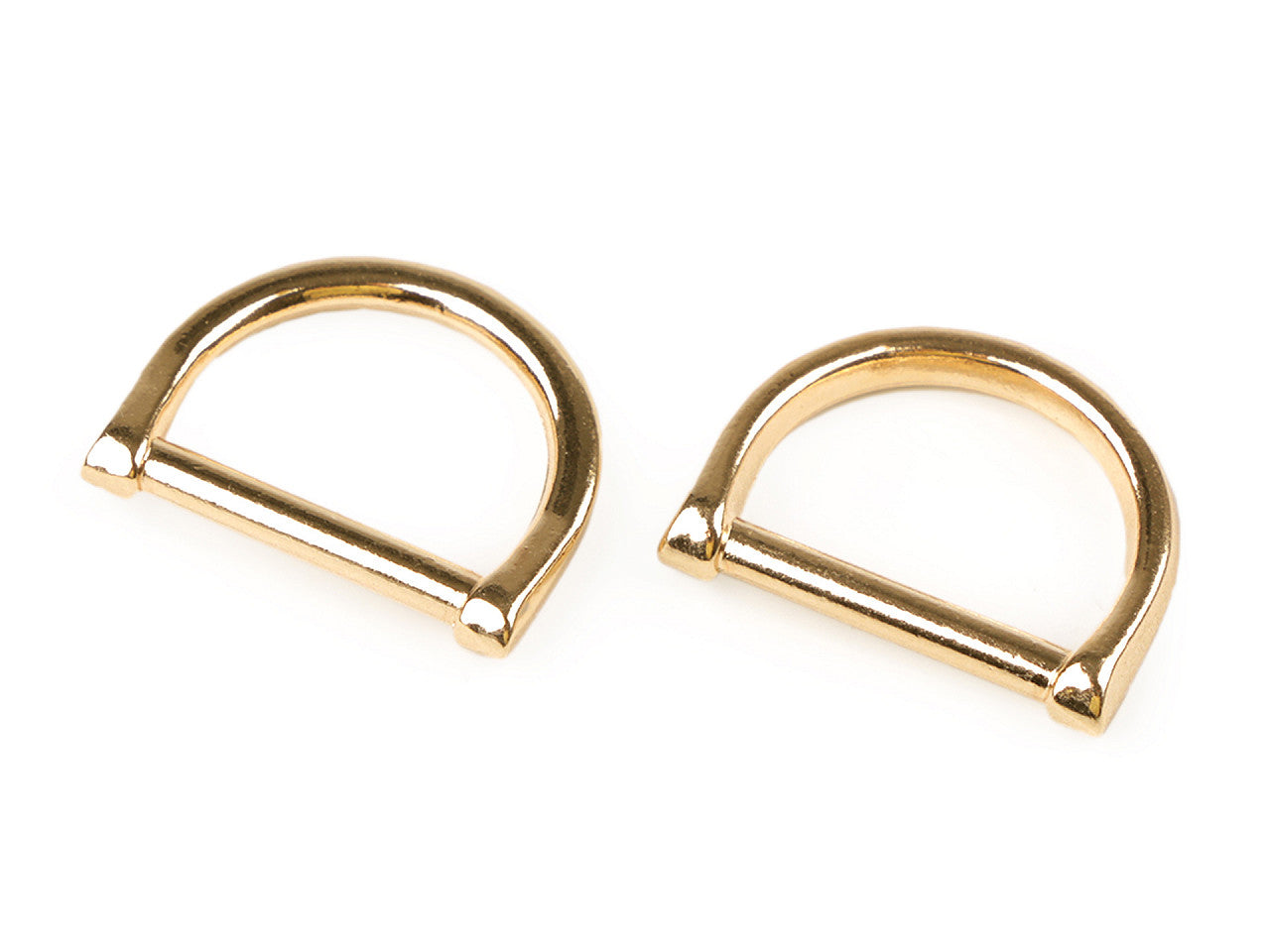 Anneau en D pour vêtements et accessoires, largeur 25 mm - 1pc