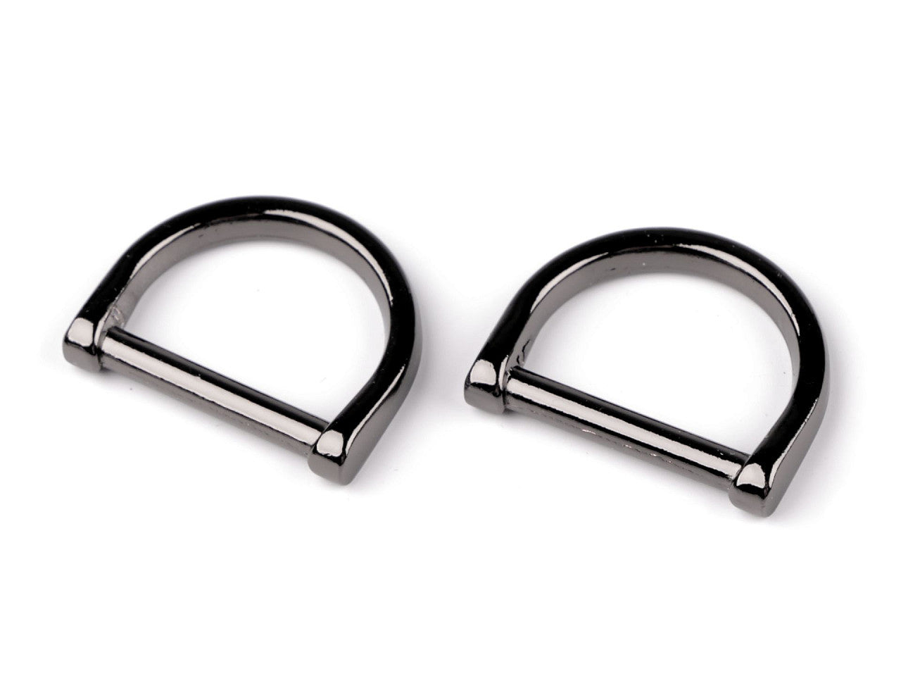 Anneau en D pour vêtements et accessoires, largeur 25 mm - 1pc