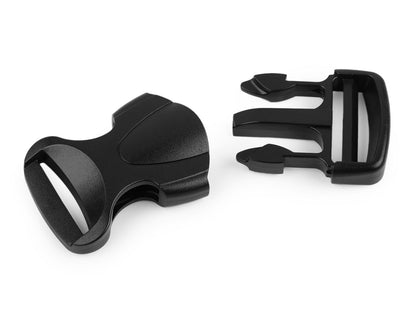 Boucle en plastique à déclenchement latéral, largeur 38 mm
