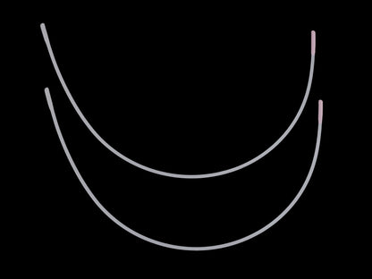 Armature métallique pour soutien-gorge, plate