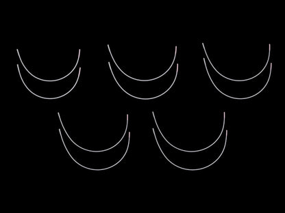 Armature métallique pour soutien-gorge, plate