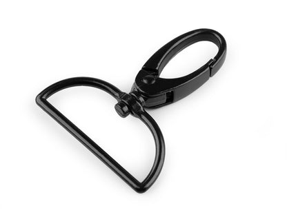 Fermoirs/Mousquetons métalliques pivotants, pour sangle de 37 mm