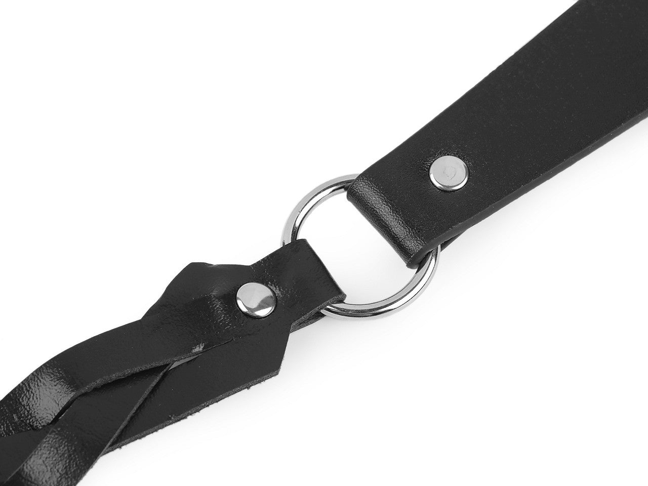 Courroie/Anse en éco-cuir avec mousquetons, pour sac à main, largeur 2,5-4 cm