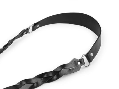 Courroie/Anse en éco-cuir avec mousquetons, pour sac à main, largeur 2,5-4 cm