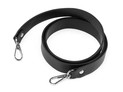 Courroie/Anse en éco-cuir avec mousquetons, pour sac à main, largeur 2,4 cm
