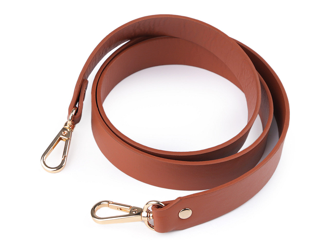 Courroie/Anse en éco-cuir avec mousquetons, pour sac à main, largeur 2,4 cm