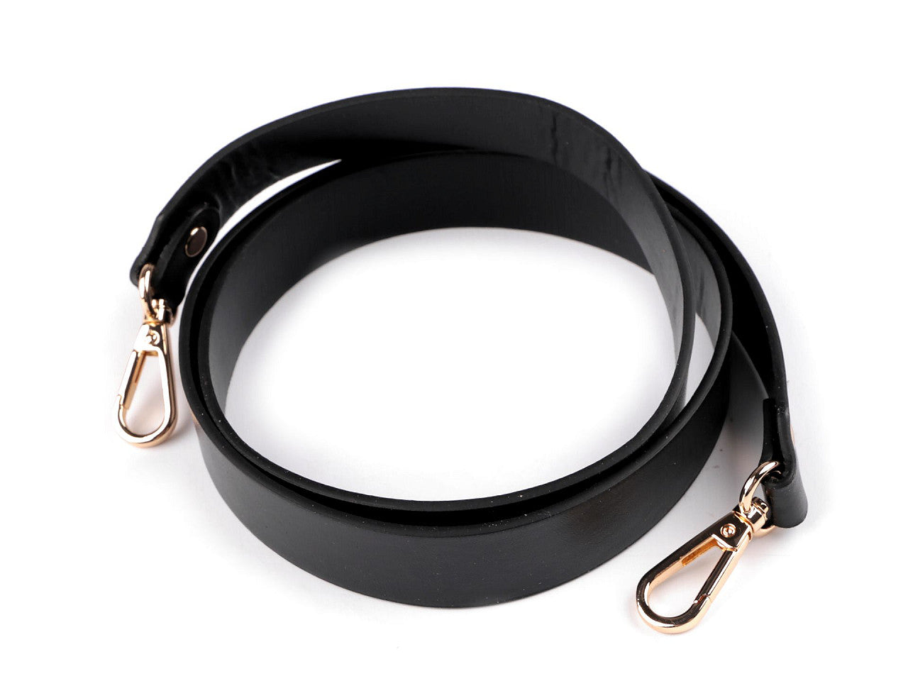 Courroie/Anse en éco-cuir avec mousquetons, pour sac à main, largeur 2,4 cm