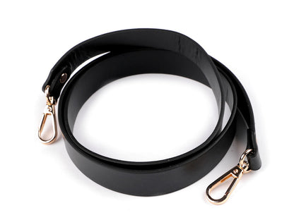 Courroie/Anse en éco-cuir avec mousquetons, pour sac à main, largeur 2,4 cm