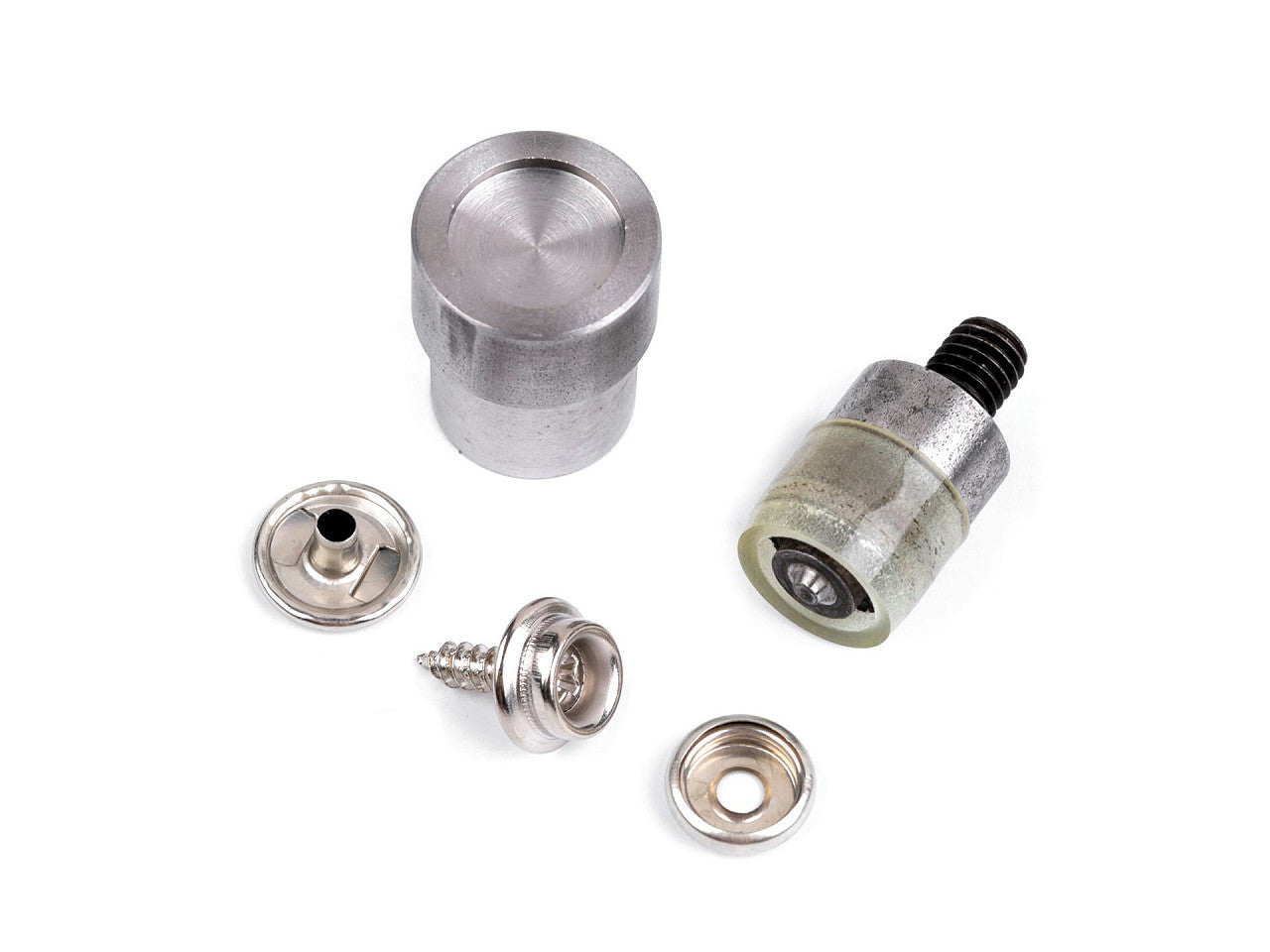 Moule pour boutons pression avec vis, Ø 15 mm - 1set