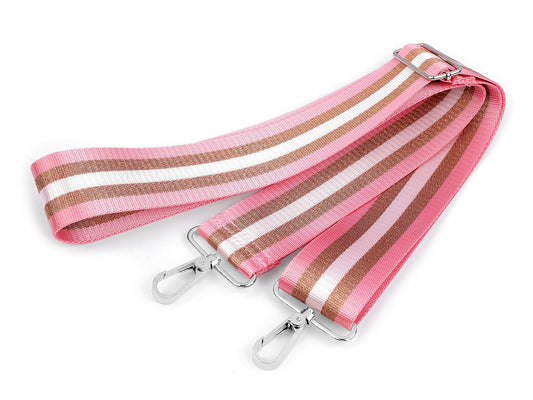 Sangle pour sac avec mousquetons, largeur 5 cm