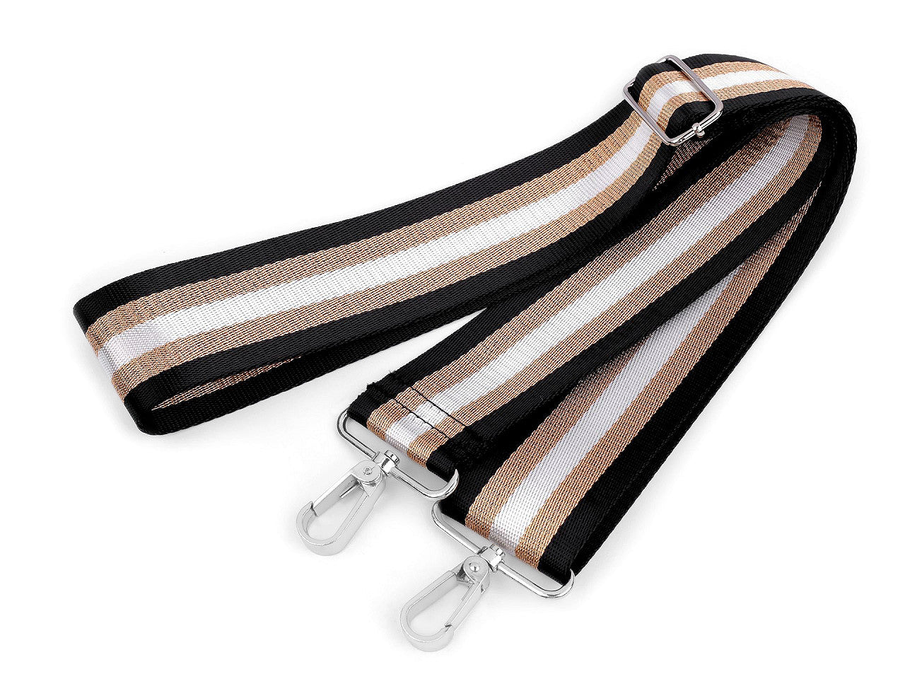 Sangle pour sac avec mousquetons, largeur 5 cm