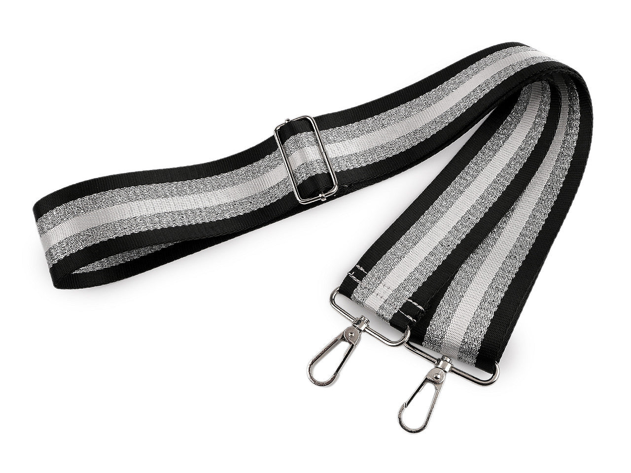 Sangle pour sac avec mousquetons, largeur 5 cm