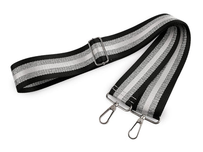 Sangle pour sac avec mousquetons, largeur 5 cm