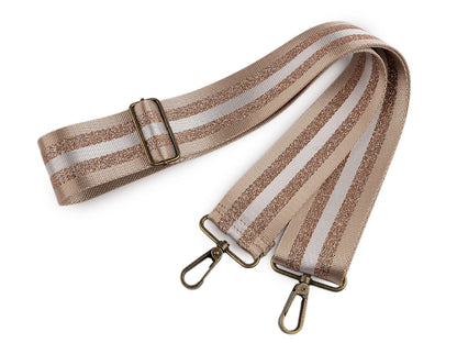 Sangle pour sac avec mousquetons, largeur 5 cm