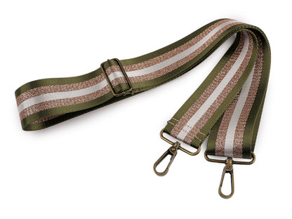 Sangle pour sac avec mousquetons, largeur 5 cm