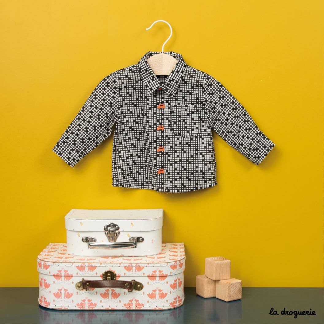 Patron couture de la chemise bébé Gabin