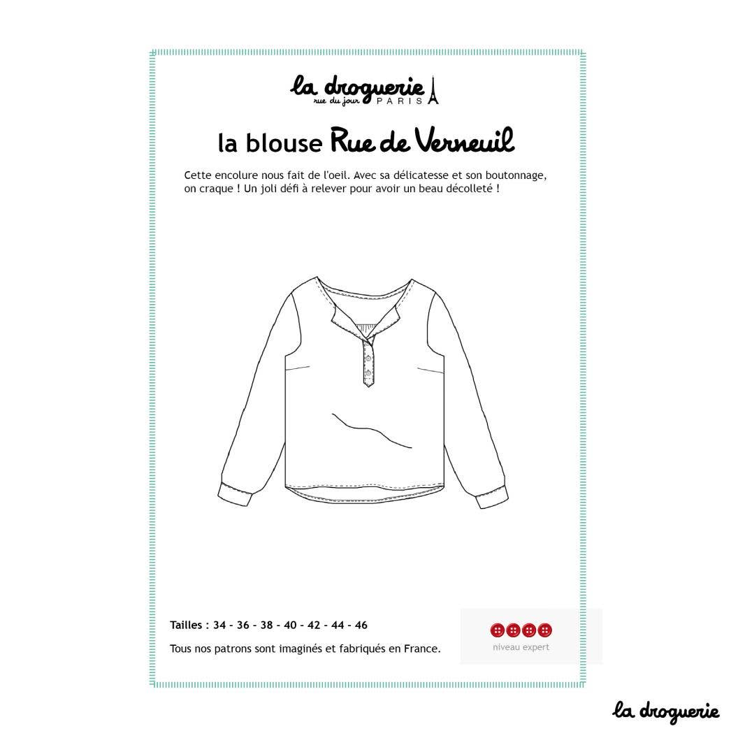 LA DROGUERIE - Patron couture de la blouse femme Rue de Verneuil