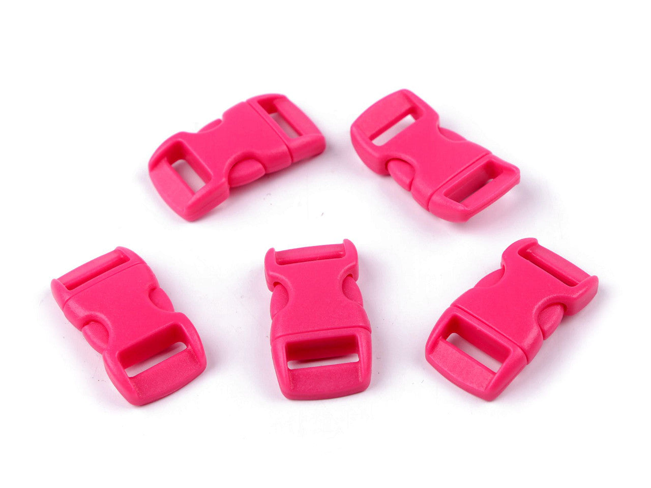 Mini boucle à déclenchement latéral, courbée, largeur 10 mm