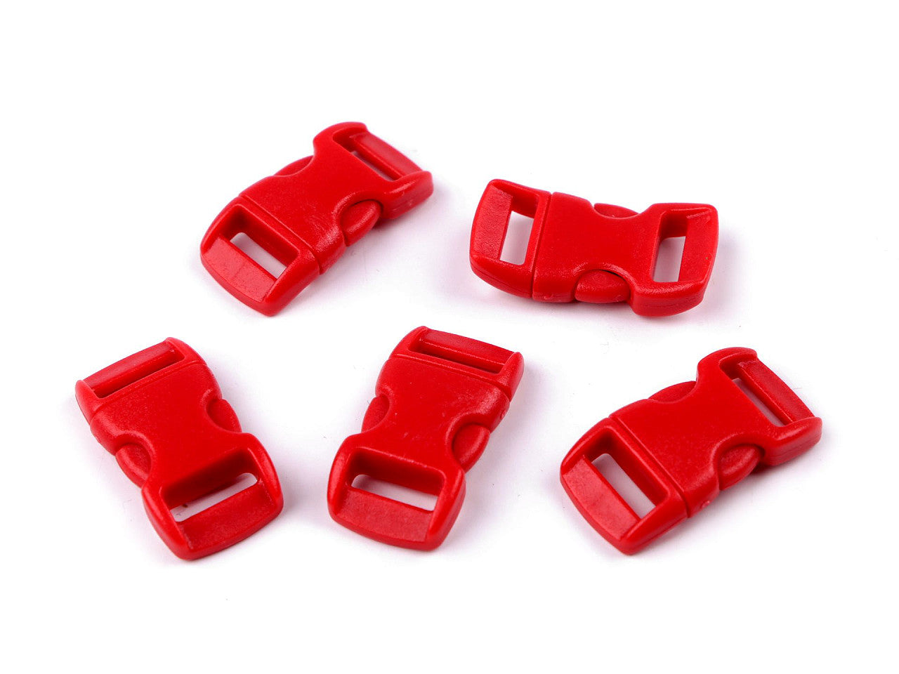 Mini boucle à déclenchement latéral, courbée, largeur 10 mm