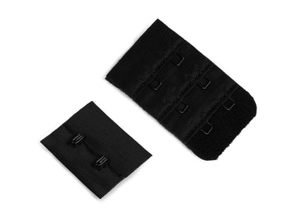 Attaches à crochets et œillets pour soutien-gorge, 2 crochets, largeur 32 mm