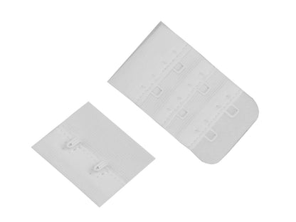 Attaches à crochets et œillets pour soutien-gorge, 2 crochets, largeur 32 mm